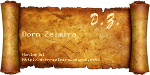Dorn Zelmira névjegykártya